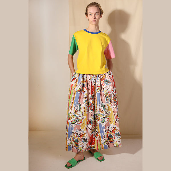 LF Markey Painted Paisley Isaac Skirt