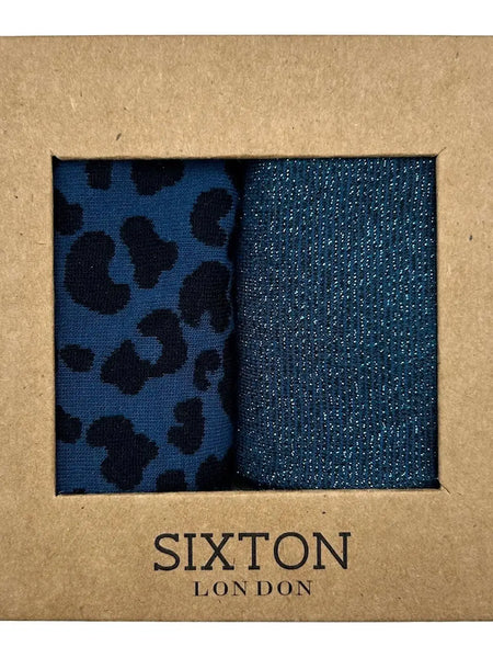 SIXTON LONDON : Denim Mix Duo Sock Set