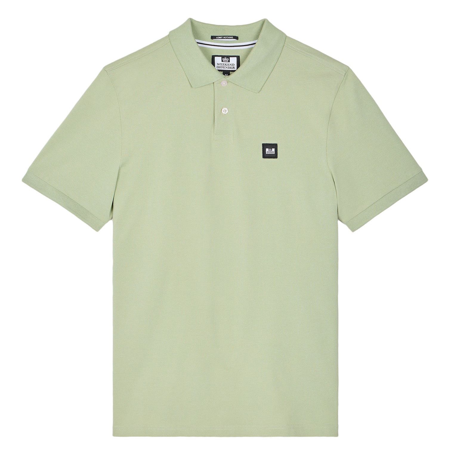 Weekend Offender Caneiros Short-Sleeved Polo Shirt (Moss Green)