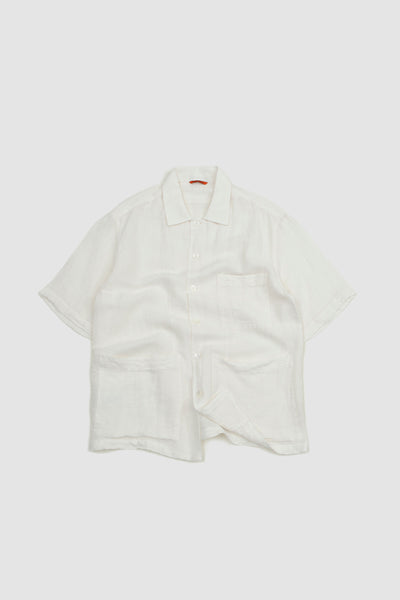 Barena Donde Shirt Net Bianco