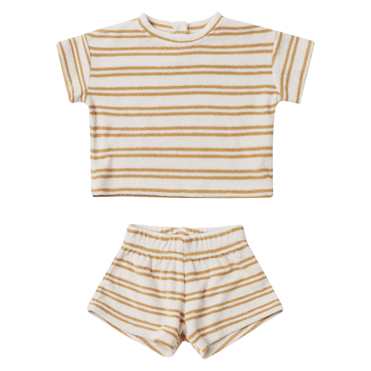 Quincy Mae Quincy Mae Terry Tee And Shorts Set