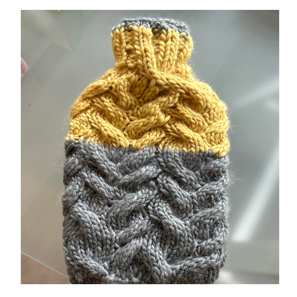 Intrepid Hand Knitted Hot Water Bottle Cover