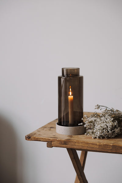 Storefactory Storm Glass Cylinder In Smoke Brown