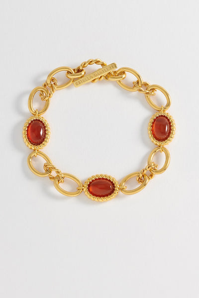 Estella Bartlett  Chunky Gemstone Chain Bracelet