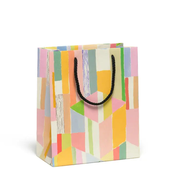 Red Cap Colourful Cubes Gift Bag