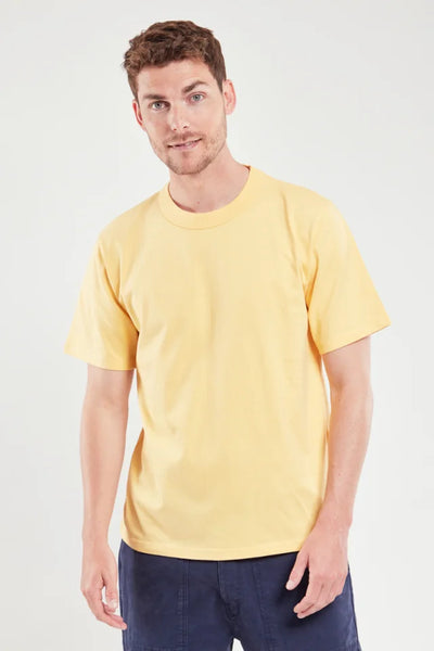 Armor Lux 72000 Heritage T Shirt In Yellow