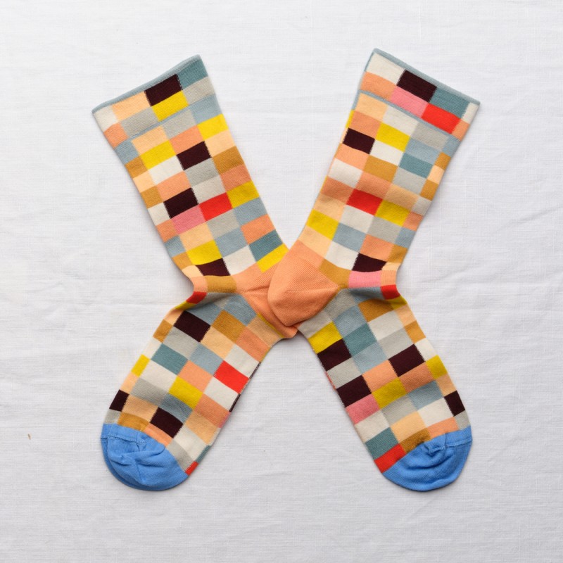 Bonne Maison Multicolour Pixels Socks