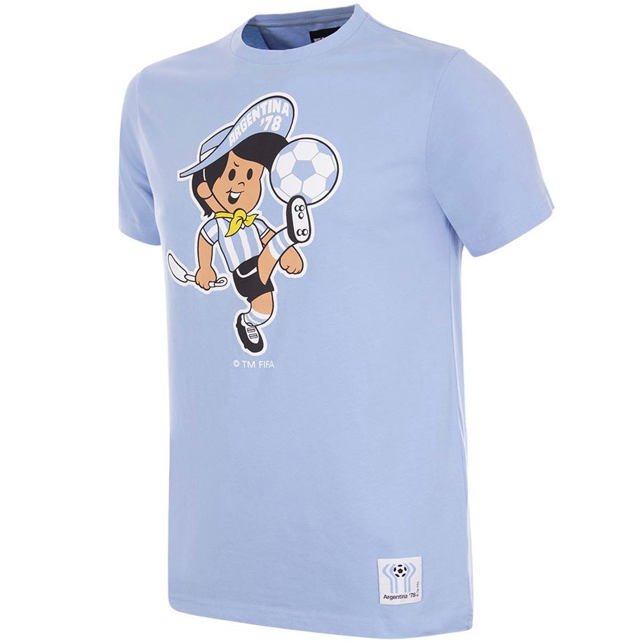 Copa Football Fifa Argentina 1978 World Cup Mascot T-Shirt