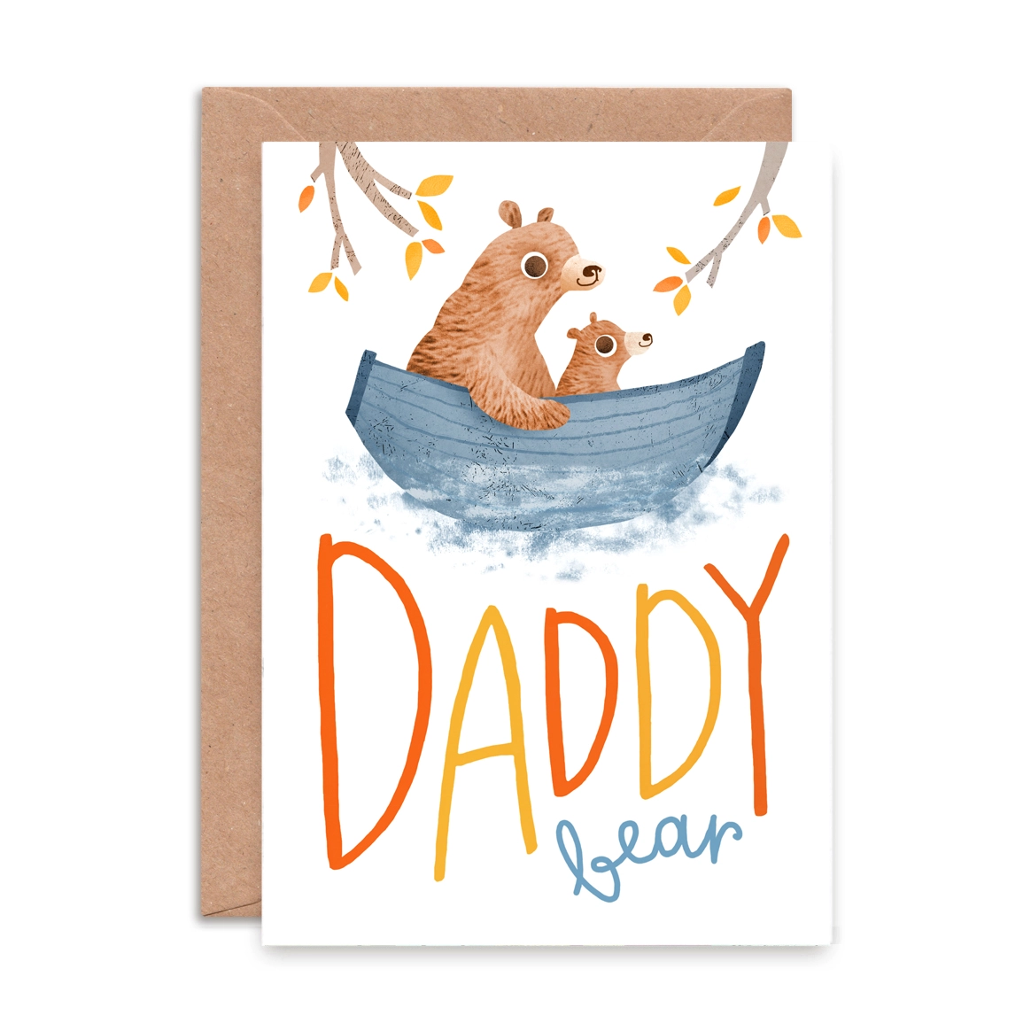Emily Nash Illustration Daddy Bear Father’s Day Card