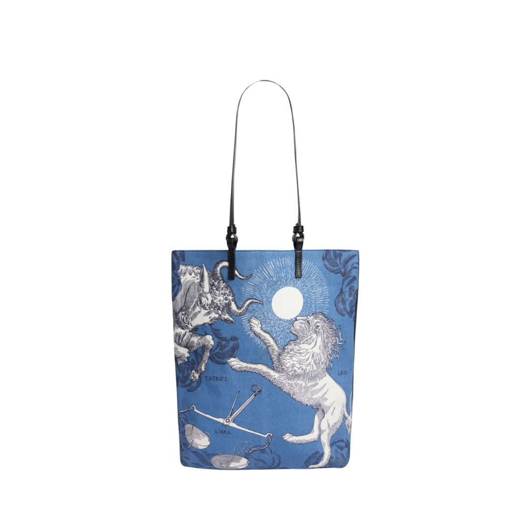 Inoui Tote Bag Astrologie Bleu
