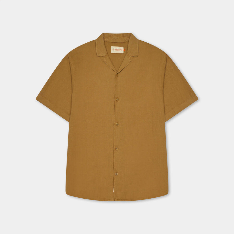 Revolution Khaki 3927 Short Sleeves Cuban Shirt