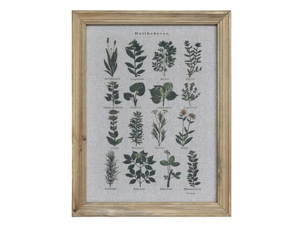 Chic Antique Picture W. Wild Flowers & Nature Frame