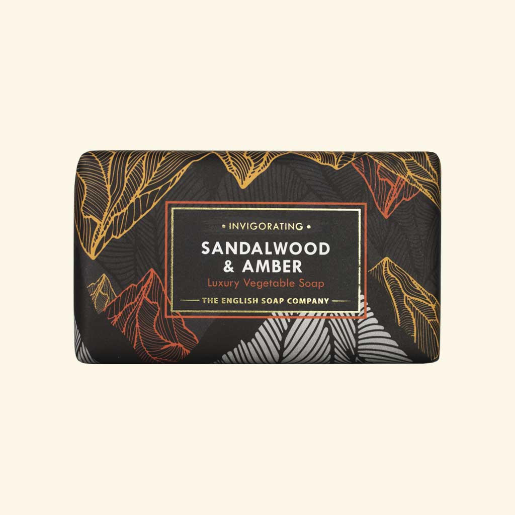 The English soap company Sandalwood and Amber Soap Bar