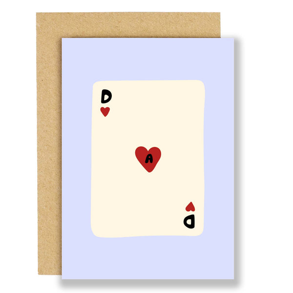 Eat the Moon Dad, Ace Of Hearts Greeting Card