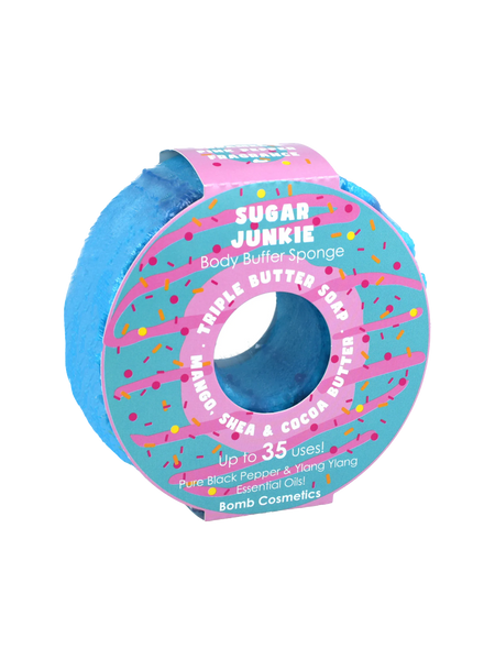 Bomb Cosmetics Sugar Junkie Donut Body Buffer Sponge
