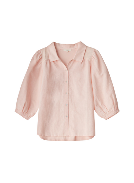 Yerse Gardenia Shirt In Pale Pink From