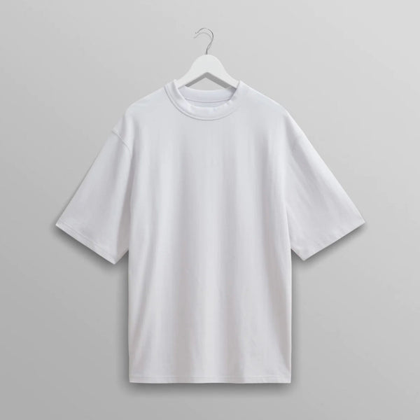 Wax London Milton T Shirt Organic Cotton White