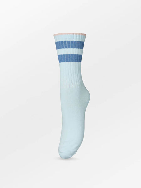Becksondergaard - Tenna Thick Sock - Blue/blue/rose