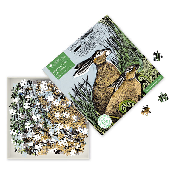 Flame Tree Publishing Angela Harding Rathlin Hares 1000 Piece Sustainable Jigsaw