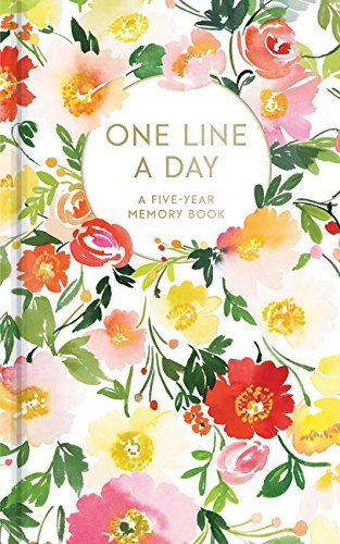 Chronicle Books One Line A Day: A Five Year Memory Book (floral)