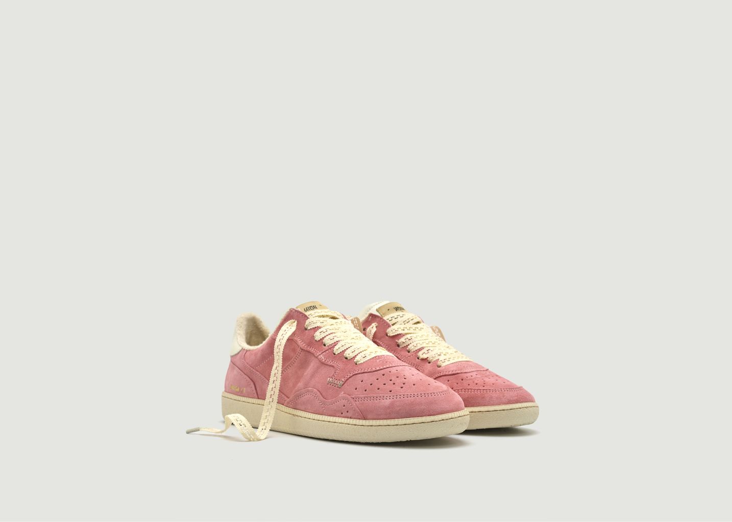 Hidnander Mega T Low Sneakers In Suede Leather