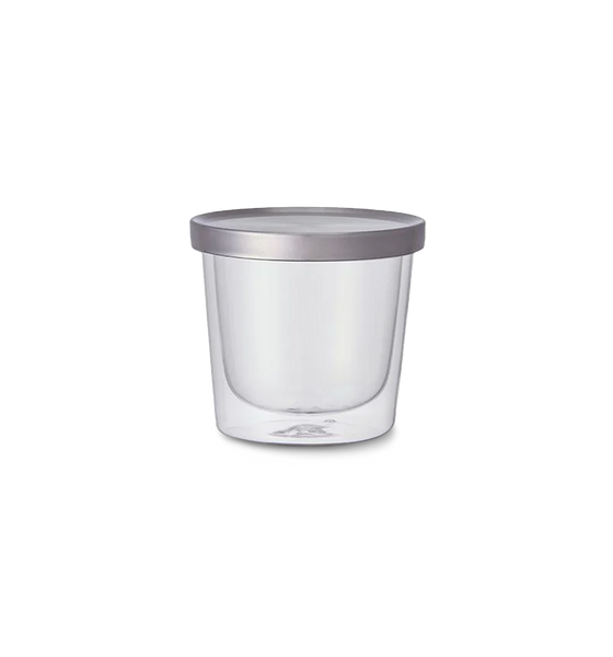 Kinto Glass Cup With Tea Bag Rest Lid 300 Ml