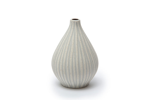 Lindform Kobe Vase Sand White Stone Stripe