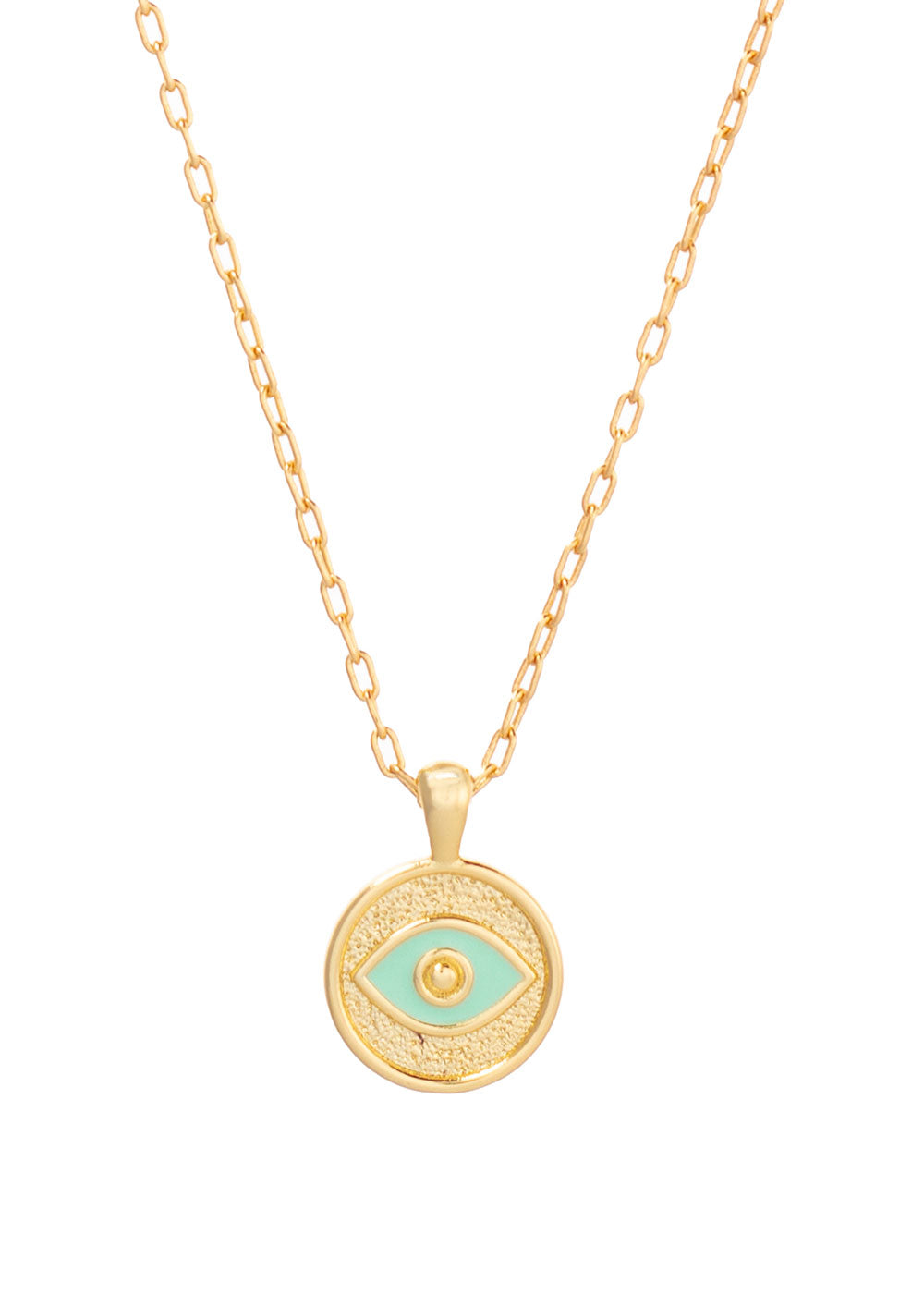 Talis Chains Evil Eye Pendant Necklace – Mint