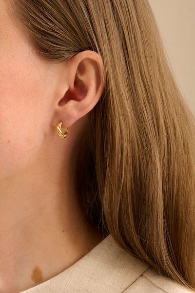 Pernille Corydon Small Hana Gold Earrings