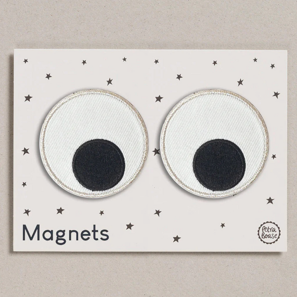 Petra Boase Giant Googly Eyes Embroidered Magnets