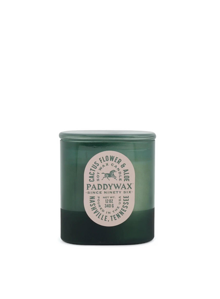 Paddywax Vista Glass Candle In Cactus Flower & Aloe 12oz From Paddywax