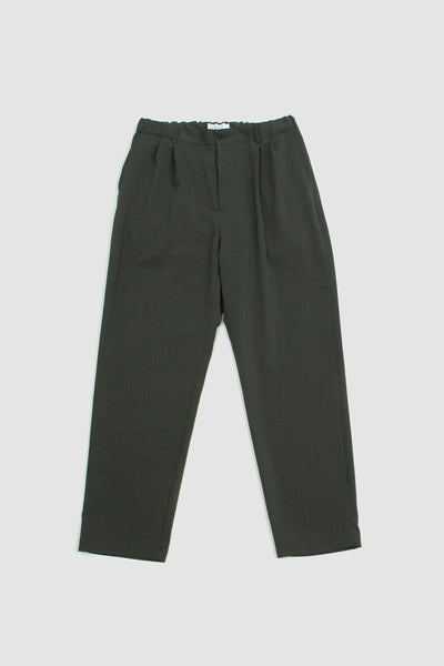 Still By Hand Pressed Relax Pants Olive