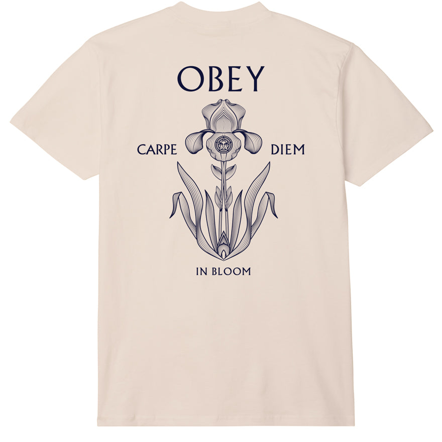 OBEY Iris in Bloom T-Shirt (Cream)
