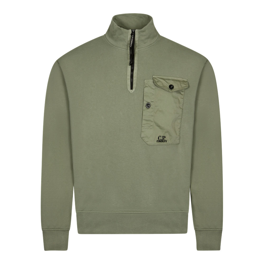 cp-company-quarter-zip-pocket-sweatshirt-agave-green