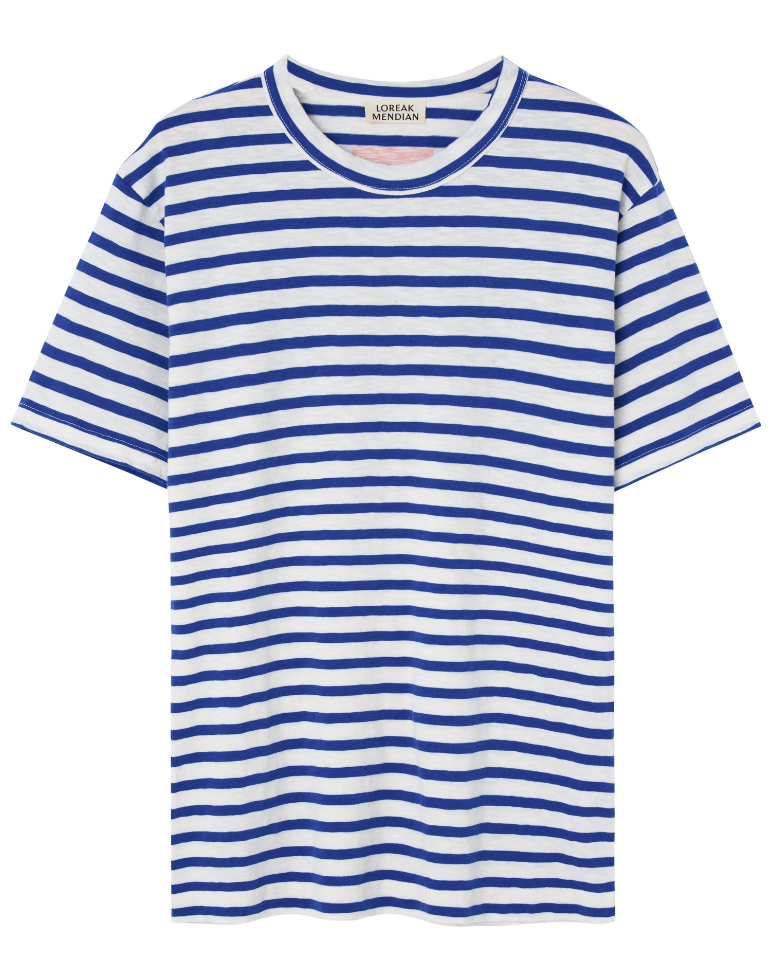 Loreak White & Ink Stripe Arraun M  T-Shirt