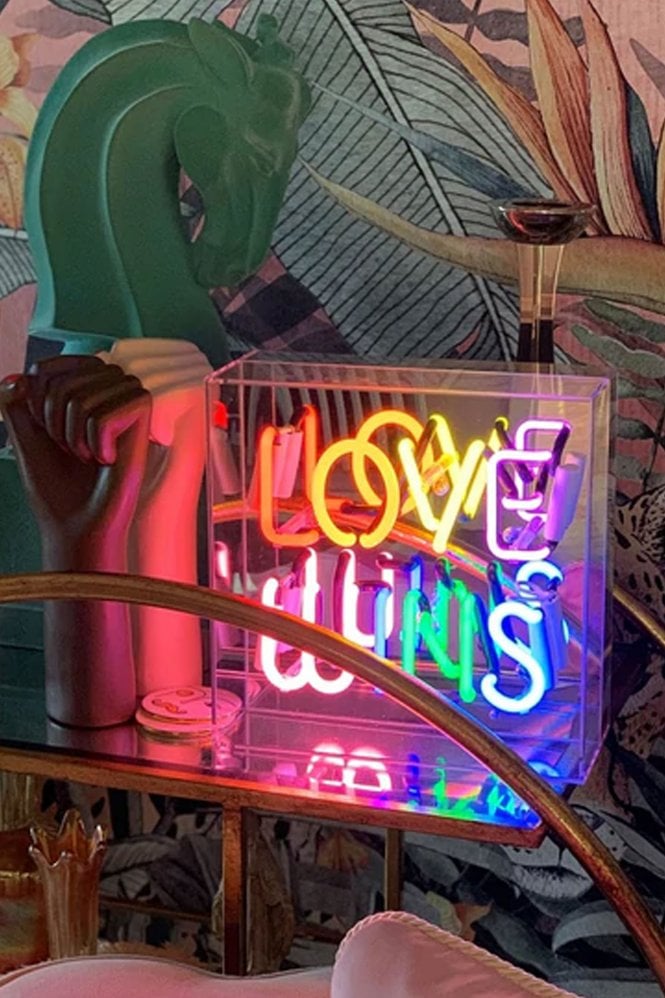 Locomocean Acrylic Box Neon - Love Wins