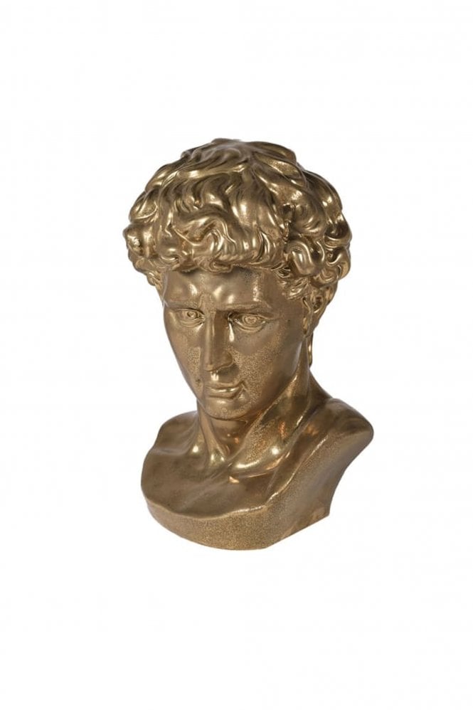 The Home Collection Ceramic Gold Bust