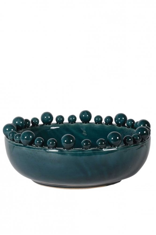 The Home Collection Bobble Bowl In Teal