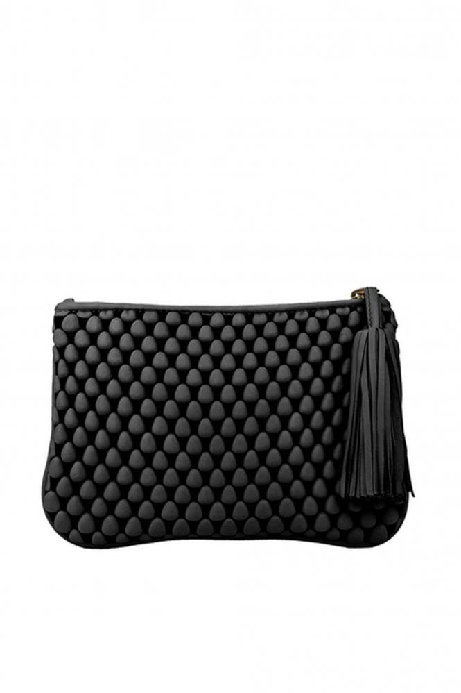 Tissa Fontaneda Large Pochette Clutch Bag In Black