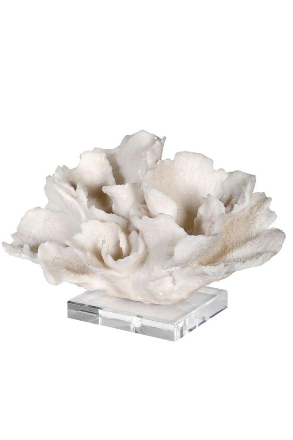 The Home Collection Small White Faux Coral On Base