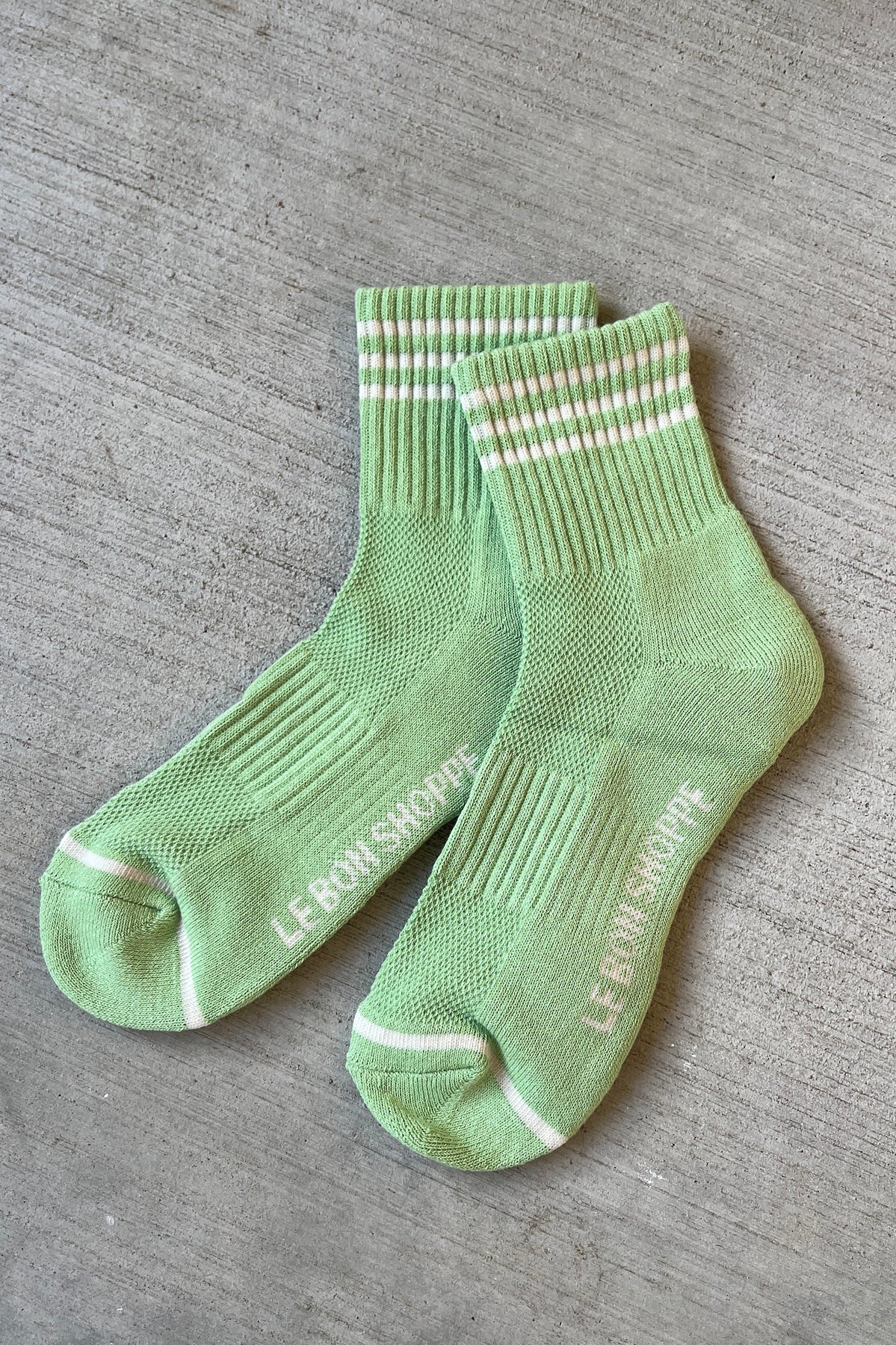 Le Bon Shoppe Green Leaf Girlfriend Socks