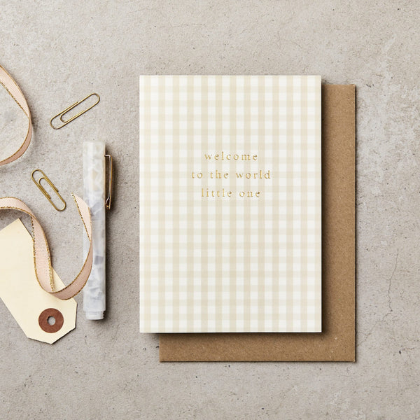Katie Leamon  : Welcome Baby Card