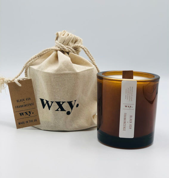 WXY Amber Candle - Black Ash And Frankincense