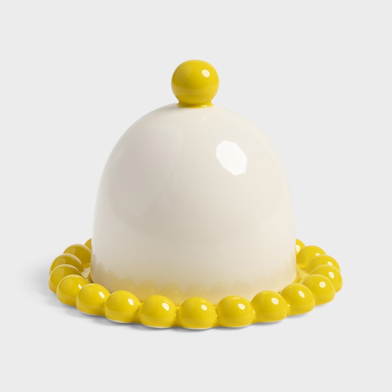 &Klevring Perle Butter Dish in Yellow