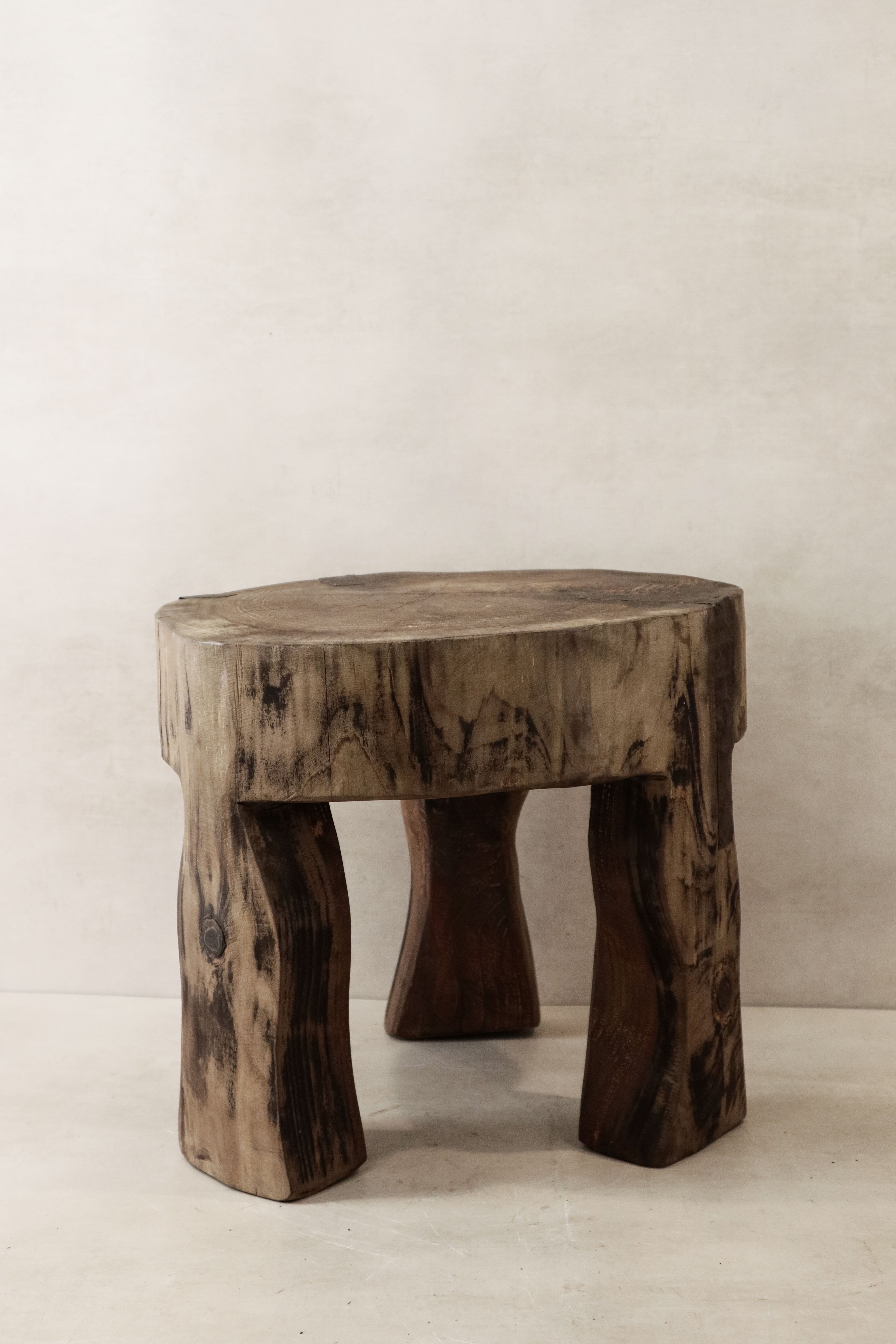 botanicalboysuk Hand Carved Wooden Stool\Side Table - 48.1