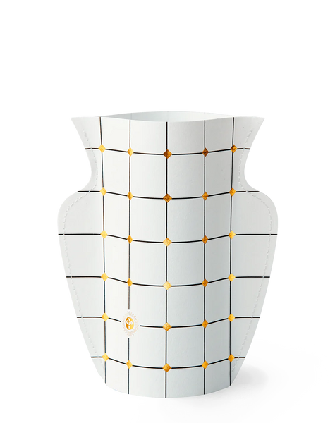 Octaevo Mini Paper Vase Lido White