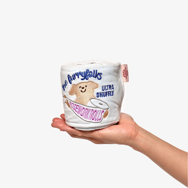 The Furryfolks Toilet Paper Nosework Dog Toy