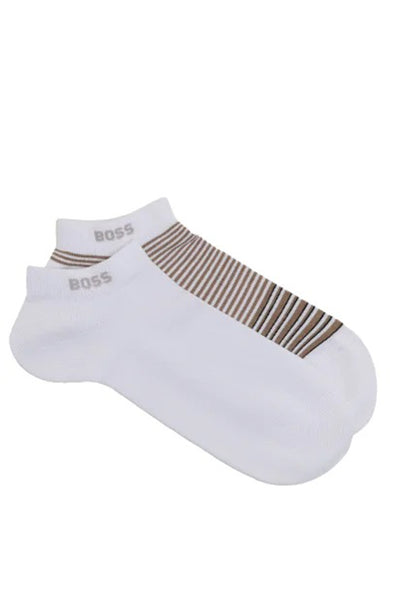 Hugo Boss 2-Pack of Ankle Length Socks In White 50515079 100