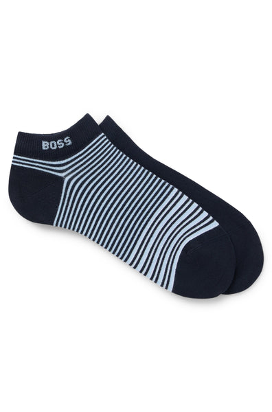 Hugo Boss 2-Pack of Ankle Length Socks In Dark Blue 50515079 401