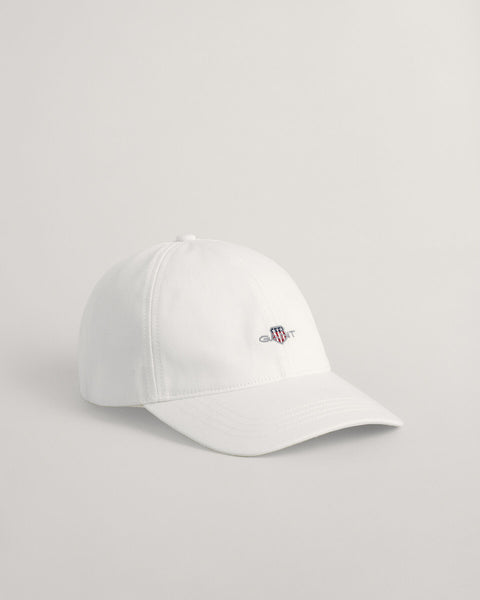 Gant Shield Baseball Cap In White 9900111 110
